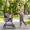 3 in 1 Pet Stroller with Removable Carrier up to 33 lbs