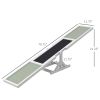 Dog Agility Equipment Wooden Seesaw White for Training and Exercise