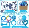 20 Pack Puppy Chew Toys Dog Teething Toys for Puppies