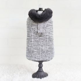 Zha Zha Dog Coat (Color: Alloy, size: LG)